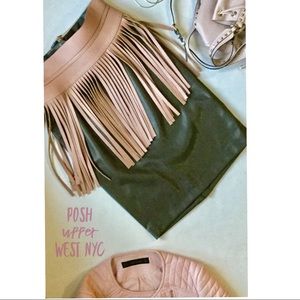 All Eyes On Me... Leather Fringe Belt!